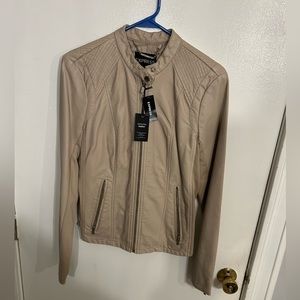 Express faux leather jacket
